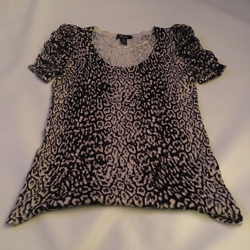 Style & Co - Leopard Print Sweater - image 1